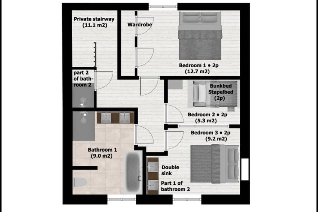 Authentic Stays - 6P-Maisonette Eijsden Exteriör bild